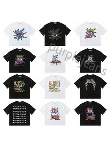 2024 Nya designer män tshirt kvinnor herr casual t-shirts streetwear short hylsa sommar tee house of fel logo print tees mans mans hiphop kläder bomull polos kläder