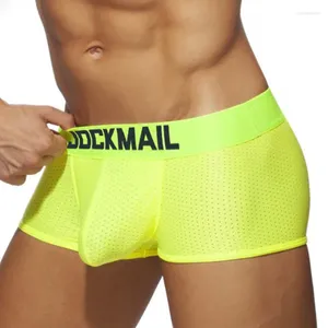 Underpants Boxer Men's Underwear Shorts Sexy Gay Panties Mesh Breathable Cuecas Masculinas Hombre Trunks 2024