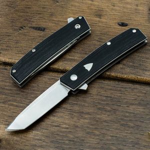 BM 601 Jared Oeser Tengu Faca Flipper Assistida CPM-20CV Tanto Lâmina Contornada G10 Alças Mini Ferramentas Táticas de Autodefesa Ao Ar Livre Com Bolsa de Couro