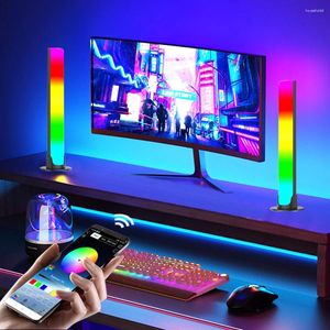 Ночные огни RGB Light Bar Синхронизация музыки Smart Led с управлением через приложение для подсветки телевизора ПК Игровое освещение Декор для комнаты