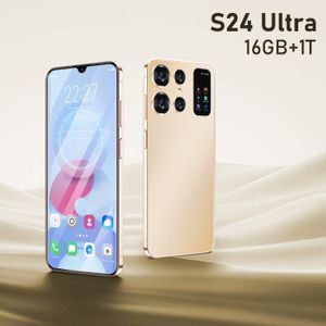 S24 Ultra 5G Smartphone 7,0 Zoll Original Entsperrt Handy 16GB + 1TB 4G Dual SIM Karte Handy Globale Version Handy