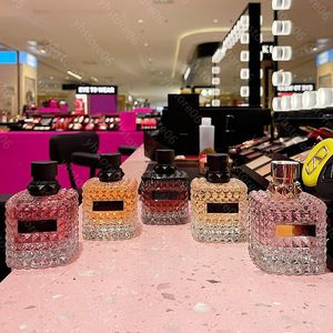 Tasarım markası parfüm 100ml eau de parfum donna yoğun uzun süreli zaman iyi koku EDP kokusu kolonya vücut sisi sprey