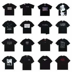 SS New Argela Tees Style Magilla Camisetas masculinas de manga curta oco out número bordado pulôver carta solta camiseta masculina e feminina meia manga top roupas