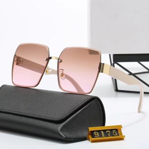 pink lens glasses sunglasses for women Fashion trend Simple European style Everyday fashion wear Multi color option square sunglasses Half frame shades