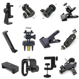 Tablet Stand Bracket Ring Light Ball Head Tripod Accessories Pography LED Selfie Lamp Phone Clip Replacement Parts Accessory 240119