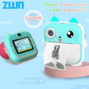 Children 1080P HD Digital Camera Toys Instant Print for Kids Thermal Po Video With 32G Memory Card 240131