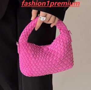 Evening Bags Luxury Soft Pu Leather Weave Bucket Bag Designer Women Handbags Shoulder Crossbody Small Tote Purses Evening
