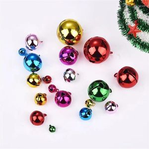 Zapasy imprezowe 5-50pcs kolorowe jingle dzwonki metalowy dzwonek do dekoracji choinki festiwal festiwal