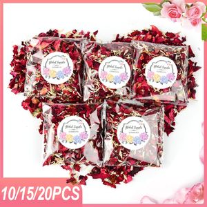 100g-200g natürliche getrocknete Blumen, Hochzeitskonfetti, Rosenblätter, 100 % biologisch abbaubar, Popper, Hochzeit, DIY, Party-Dekoration, Rosenblütenblatt 240124