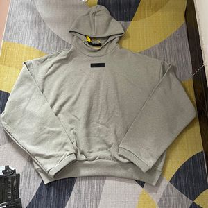 Premium Kış Ön ve Arka Küçük Silikon Etiket Büyük Boy Hoodie Plus Boyut Sıcak Polar Hoody Erkekler Kalın Kapüşonlu Sweatshirt Kazak Giysileri 24SS 0125