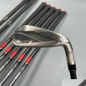 Rowery rowerowe 8pcs 2023 Przyjazd kluby golfowe Irons Zestaw 5 9pas regar sztywne wały grafitowe, w tym nagłówki szybkie upuszczenie del otov4