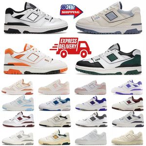 Nya klassiska Balence Fashion Women Men Running Shoes Pink Green Yellow Rich Paul Grey Red Sea Salt Black Cream White Trainers Designer Platform Sneakers 550 BB550 XC72