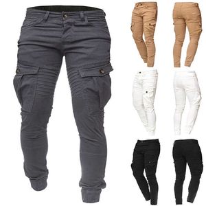 Autumn Oversized Mens Fashionable Pleated Patchwork Casual Leggings