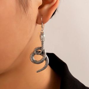 Dangle Earrings Vintage Silver Color Snake Drop For Women Charms Alloy Metal Party Jewelry Wholesale 20336