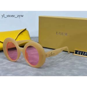 Loewee Sonnenbrille, klassische Designer-Sonnenbrille für Damen, Modell LW40089I, Brille für Herren und Damen, gleicher Stil, luxuriöse Herren-Sonnenbrille, neue runde Acetat-Sonnenbrille 425