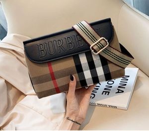 Torby wieczorowe najwyższej jakości w paski kontrast kolor swobodne damskie torby netto czerwona torba na ramię Crossbody Fashion Bag White Plaid Damskie torby