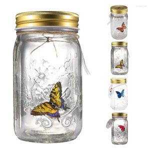 Bottles 1PC LED Animated Butterfly In A Jar Fluttering Amazing Collection Battery Operated