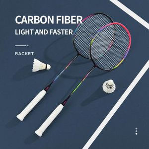 YaKs Brand 4UG4 All Carbon Fiber Badminton Racket 675mm Badminton Racket High Quality 24-26 Pound Badminton Racket Adult 240122