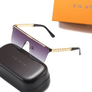 2023高級デザイナーLouiseitiesviutonity Sunglasses Men for Women Classics BeachシェーディングUV保護メガネ