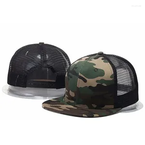 Top Caps 2024 Styles Boş Örgü Camo Beyzbol Siyah Hip Hop Şapkaları Erkek Kadın Casquettes Bboy Gorras Bones Snapback Sold Hat