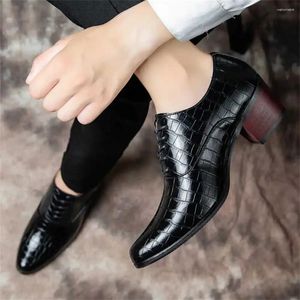 Dress Shoes With Ties 38-39 Men Heels Size 45 Sneakers Gentleman Luxury Sports Tenisky Health School