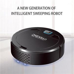 USB -laddning av robot dammsugare Touch Auto Sweeping Poweful Suge 3 In1 Pet Hair Home Dry Wet Mopping Auto Cleaning Robot1200m