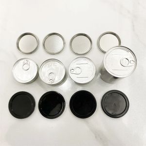 4 Type Empty jar 3.5G 5G 7G 14G Tin Cans Herb Storage Cans Pre-Sealed Sealing Lid Cover Pressitin Self-seal Metal 100ml tin