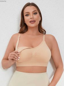 Reggiseni regolabili senza cuciture taglie forti reggiseno allattamento donne traspiranti reggiseno allattamento biancheria intima di alta qualità vestiti premaman push up YQ240203