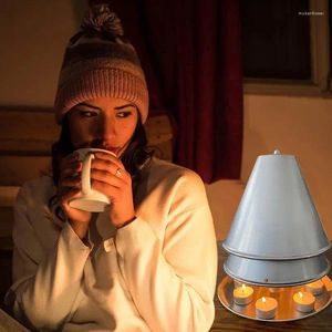 Mum Tutucular Tealight Tutucu 10 Tealights Isıtıcı Çift Duvarı Ev 2024 Çay Işık Fırın