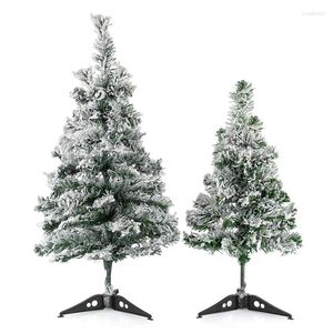 Dekoracje świąteczne 45/60 cm sztuczne drzewo cedrowe sosna sosna pvc drzewa domowe rok Noel Navidad Prezent