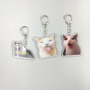 Keychains Viral Video Memes Series Of -huh Cat Confused Shocked Crunching Also Known As Crunchy C