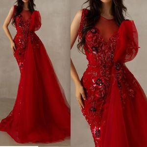 Romantic Evening Dresses Sequins Beading Prom Gowns Crystal Tassel O Neck Custom Made Sleeveless Party Dresses Plus Size