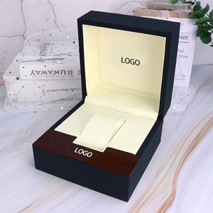 Leather Watch Box Casket Storage Watch Pillow Organizer Square Display Box Package Single Cabinet Case Jewelry Luxury Gift2633