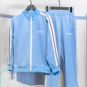 Dhgate Palms Angels Designer Nya sportdräkter Mens Hoodie Pants 2 Piece Matching Set Outfit Clothes For Men Clothing Långärm Svart vit träningströjor