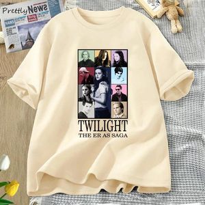 T-shirt da donna Twilight Camicia da donna Manica corta The Eras Tour O Collo Tee Hip Hop Streetwear Grafica oversize da donna Abbigliamento