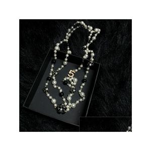 Anhänger Halsketten Fabrik Outlet Lange Halskette für Frauen Schmuck Maxi Collier Femme N999 Bohopendant Drop Lieferung Dhdxw