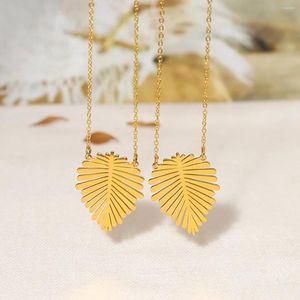 Pendant Necklaces WILD & FREE PVD 18K Gold Plated Necklace For Women Creative Pinecone Shape Charm Simple Tarnish Jewelry