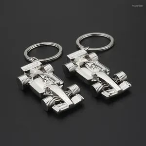 Keychains F1 Keychain Racing Activity Gift Personality Pendant Key Buckle Car Chain Men's Jewelry Keyring Silver Color Llaveros Gifts