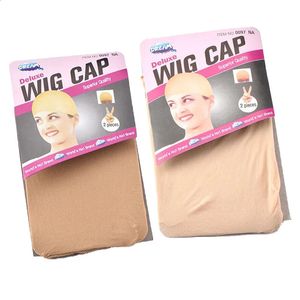 12pieces 6 Packs Wig Cap för att göra peruker Stocking Cosplay Wig Caps Accessoarer Elastic Liner Mesh Nylon Hairnets 240118