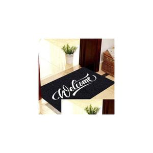 Carpets Decorative Door Mat Carpet Outdoor Indoor Doormat Shoes Clean 40X60Cm Dont Wear No In My House Print Anti-Slip Floor Mats Dr Otfsg