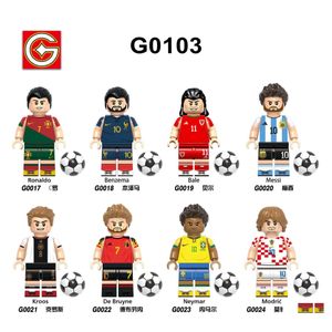 Minifig Minifig G0103 Fußballspieler Minifiguren Minispielzeugfigur Neymar Bale Kroos Bausteine Drop Lieferung Spielzeug Geschenke Modellsteine Dhwj9