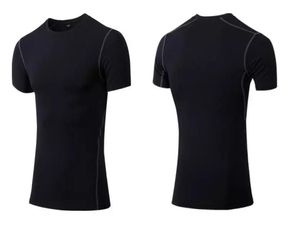 Projektant marki Męskie siłownię odzież Fitness Warstwy podstawowe pod bazą Tshirt Running Crop Tops Skórki zużycie sportu fit1927128