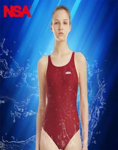 NSA Professional Swimwear Women One Piece Swimsuit for Girls Swim Wear Women039s Swimsuits Konkurs Swimming Suit for Women 2345675