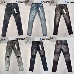 fioletowe dżinsy dżinsowe spodnie spodnie dżinsy designer dżinsów czarne spodnie wysokiej jakości prosta design retro streetwear swobodny dres projektanci joggers