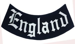 Outlaw England Rocker Embroidered Iron On Patch Motorcycle Biker Club MC Front Jacket Vest Patch Detailed Embroidery3489794