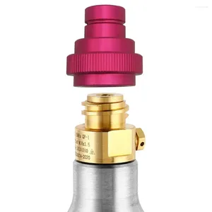Butelki wodne CO2 Szybki adapter do strumienia napojów napojowych Purple Sodastream Conversion, aby podłączyć A9R3
