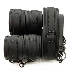 High quality Erotic Sex Toys for Couples Woman Sexy BDSM Bondage Handcuffs Neck Collar Adult games Toys Slave Sex Accessories 240130