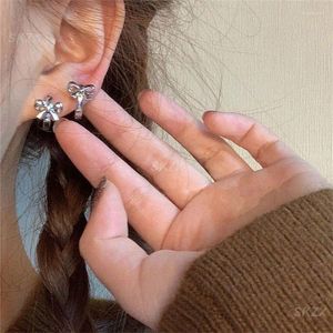 Stud Earrings Jewelry Unique And Beautiful Bow Accessories Elegant Vintage Trendy All-match Metal Small