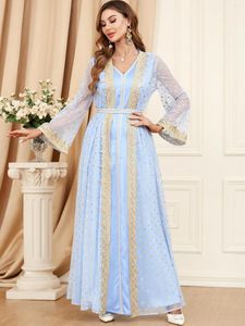 민족 의류 Eid Muslim Party Dress Abaya 여성을위한 Abaya 2 조각 세트 Caftan Ramadan Abayas Kaftan restidos Largos Cardigan Roba Arab Arab