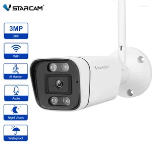 WiFi Camera Bullet Wireless 3MP Cam Outdoor 1080p Waterproof Surveillance Security Video Auto Tracking Night Vision CCTV PTZ